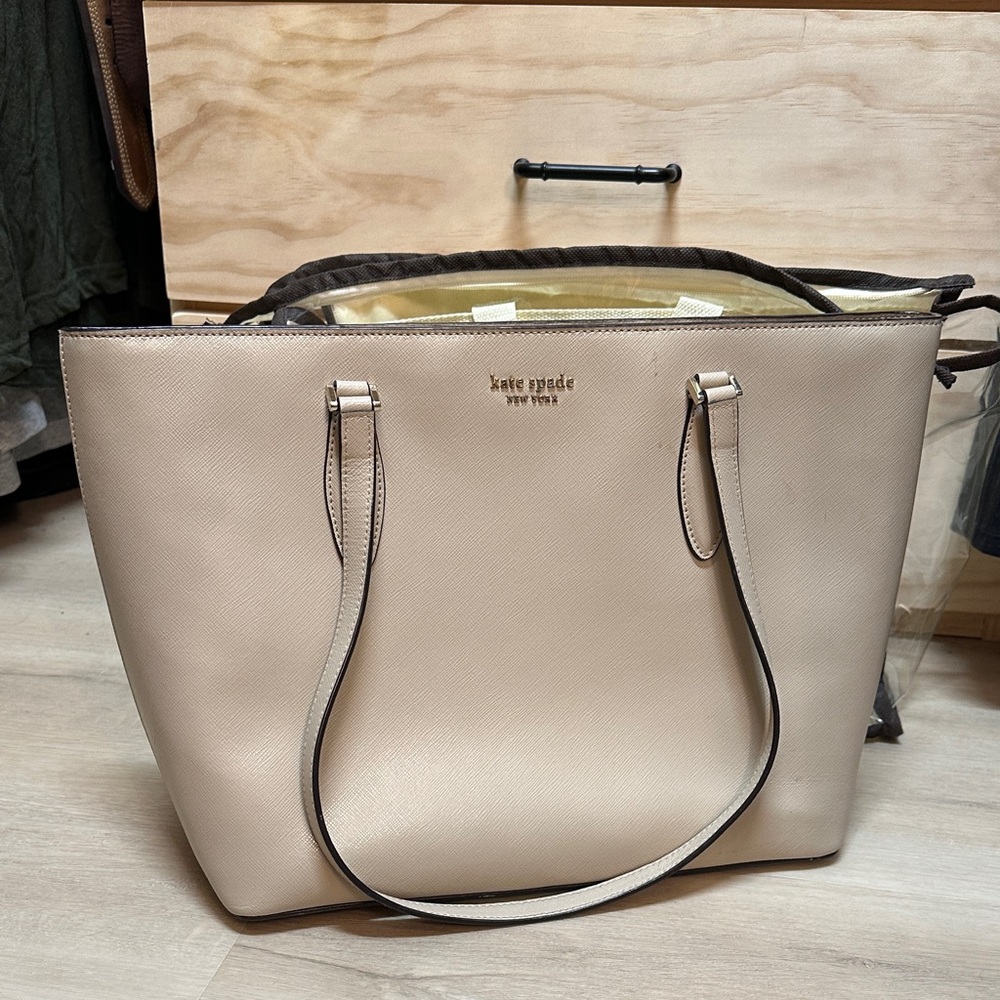 Kate Spade Beige Tote Bag